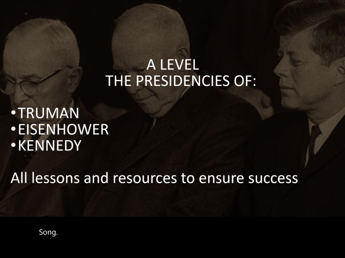 Lesson 1 truman and eisenhower