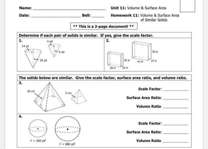 Similar figures homework answer key