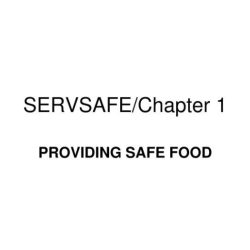 Servsafe chapter 1 crossword answers