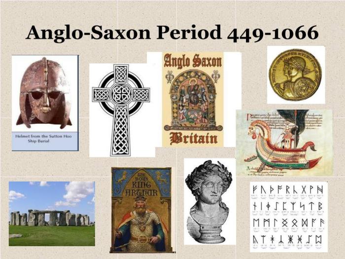 The anglo saxon period 449 to 1066 unit test