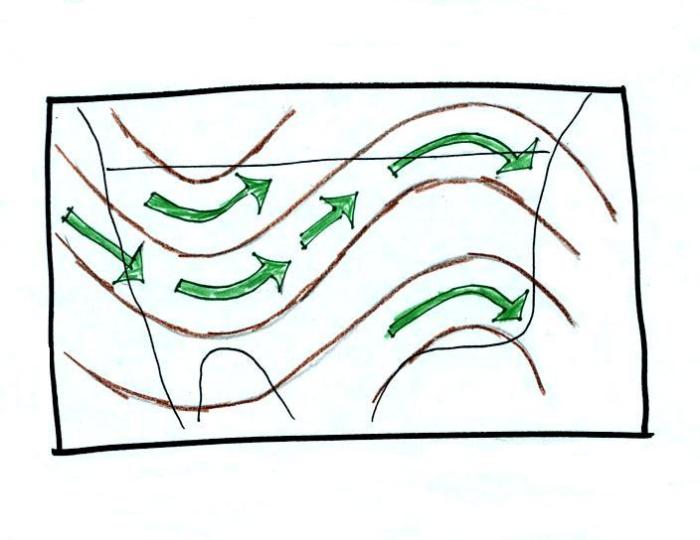 Air pressure upper surface winds charts chapter maps level height ppt powerpoint presentation equal isotherms